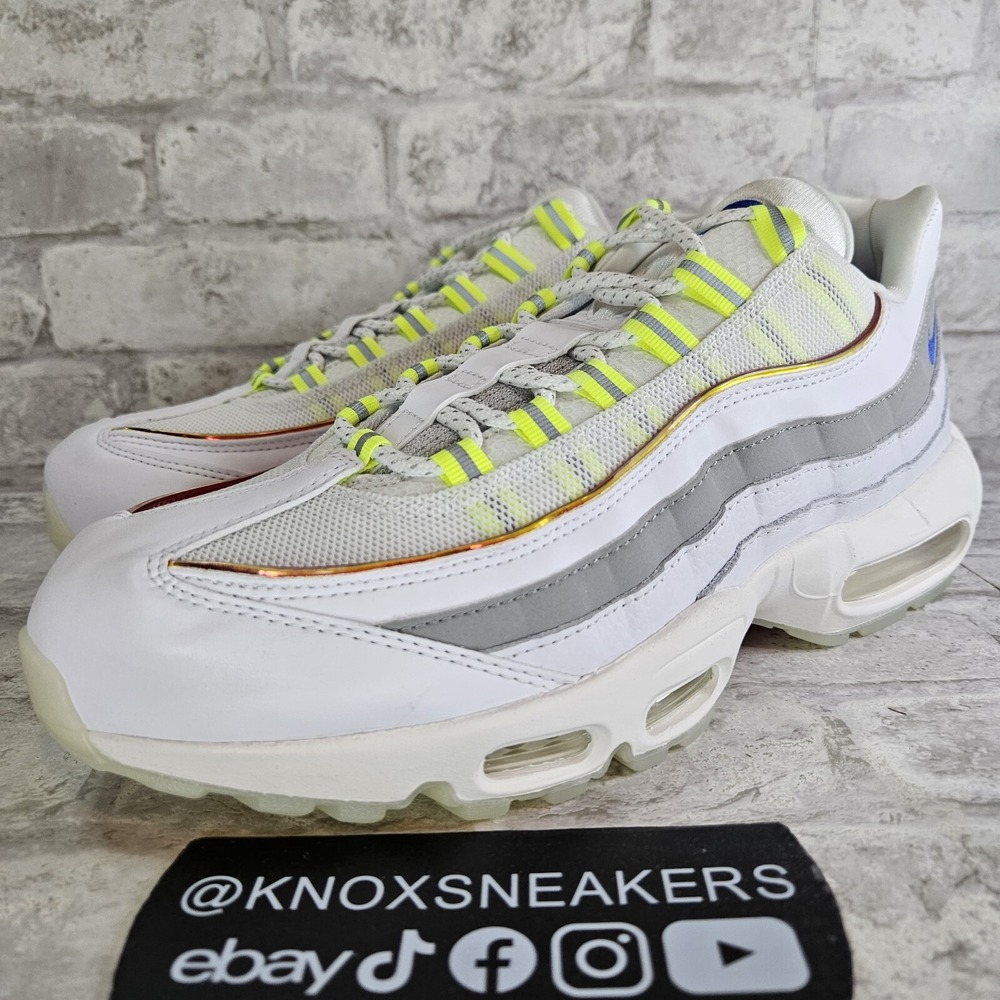 Nike Air Max 95 Premium De Lo Mio White CW6579-100 Men's Size 14 Sneaker